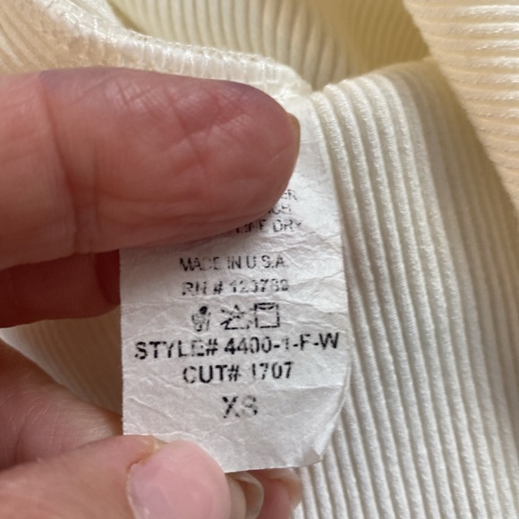 Jolie, size extra small off-white bodysuit - Picture 4 of 4